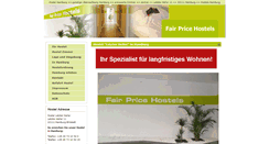 Desktop Screenshot of hostel-letzterheller.com