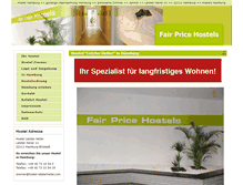 Tablet Screenshot of hostel-letzterheller.com